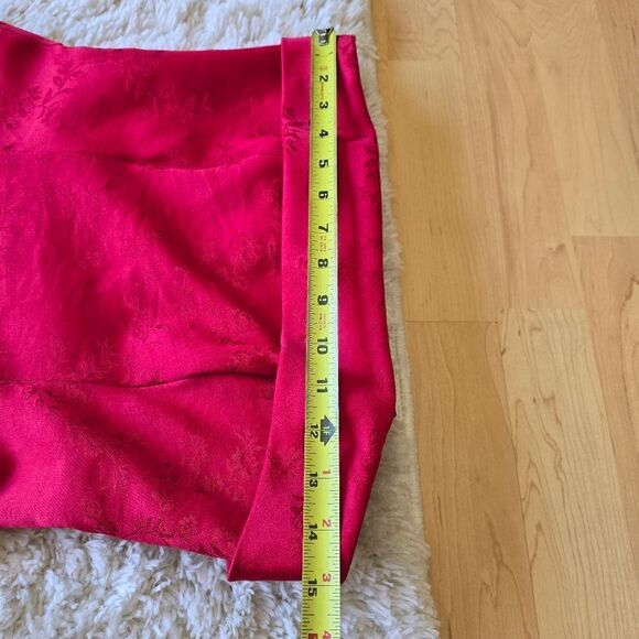 Vintage ROBERTA Womens Red Strapless Evening Dress Y2k 90s Size 5/6 - Picture 6 of 14